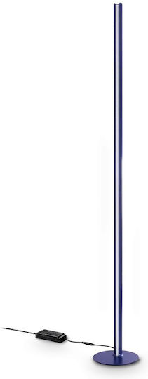 Ideal Lux Dorica LED Φωτιστικό Δαπέδου Υ190xΜ25εκ. με Θερμό Λευκό Φως 7100lm Μπλε