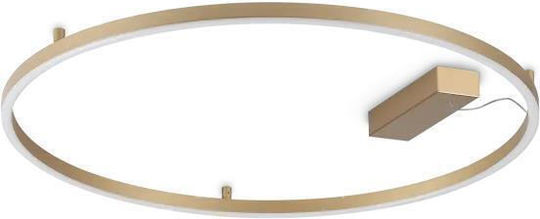 Ideal Lux Oracle Deckenleuchte 70cm Gold mit Integrierter LED