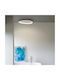 Ideal Lux Gemini Πλαφονιέρα Οροφής 81εκ. Μαύρη με Ενσωματωμένο LED