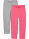 Kids Leggings Set Long Gray