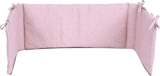 Lorelli Ranforce Bordură Clasică Internă Roz Cer 27x145cm
