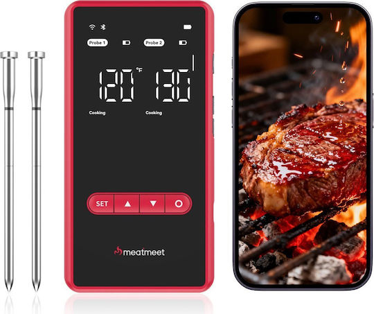 Metapen Kabellos Digital Thermometer Backofen mit Nadel und Bluetooth Metapen Kabellos Digital Thermometer Backofen mit Nadel und Bluetooth