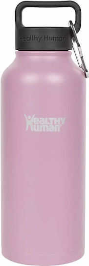 Healthy Human Recyclable Bottle Thermos Stainless Steel 950ml Petal Pink