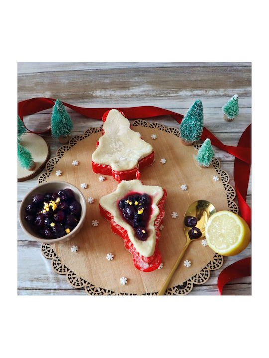 Scrap Cooking Коледна Паница/форма за сладкиши Пластмасова Д11.3xШ9.3xØ4.2см.