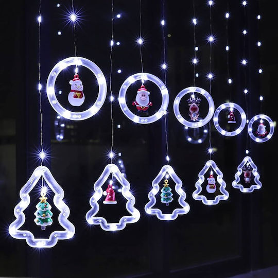 Lights LED 3m. Warm White type Curtain 1pcs