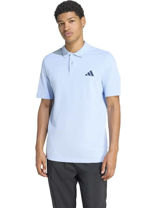 adidas Polo Μπλούζα Γαλάζια
