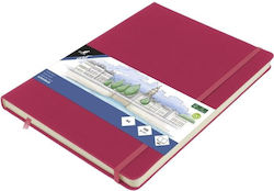 Sketchbook Α4 Ruby 140gr 160σελ Λαστιχο Σκληρο ...