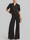 High Rise Women's Jean Pants In Straight Leg Black