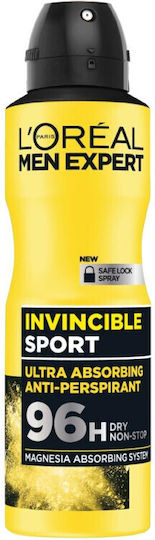 L'Oreal Paris Expert Invincible Sport 96h Deodorant Spray 150ml