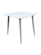 Vista Sitting Room Outdoor Free Standing Aluminum Table Natural 80x80x72cm