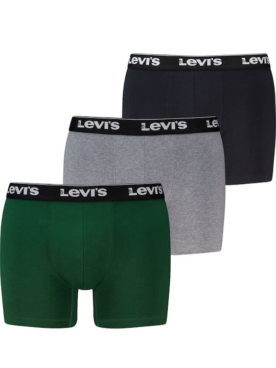 Ανδρικά Μποξεράκια Green, Grey, Black 3Pack