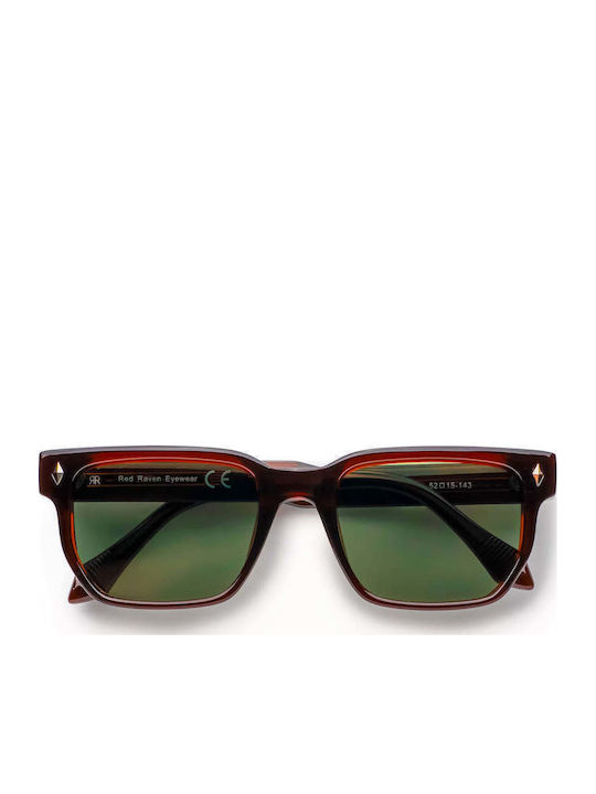 Red Raven Dante Unisex Γυαλιά Ηλίου με Καφέ Σκε...