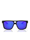 Red Raven Maverick Unisex Ochelari De Soare Cu Ramă Neagră Din Plastic Și Lentile Albastre