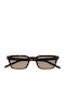 Kaleos Unisex Sunglasses with Brown Tartaruga Plastic Frame and Polarized Lens