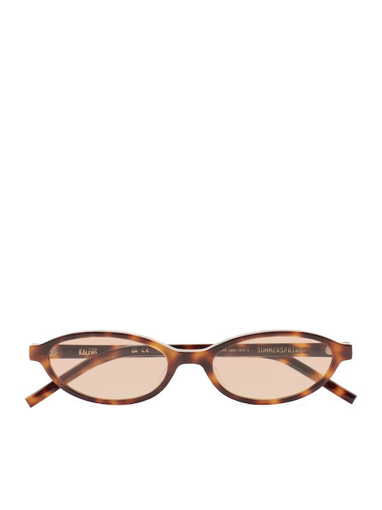 Kaleos Unisex Sunglasses with Brown Tartaruga Plastic Frame SUMMERSPRING 2
