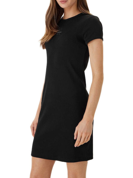 Calvin Klein Καλοκαιρινό Mini Φόρεμα Μαυρο