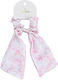 Scrunchie Μαντίλι Pink Toile