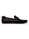 Leder Herren Mokassins in Schwarz Farbe