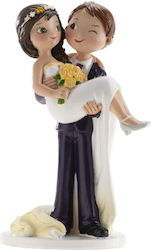 Hochzeitstorten-Topper Brautpaar Geschlossenes Auge 16cm