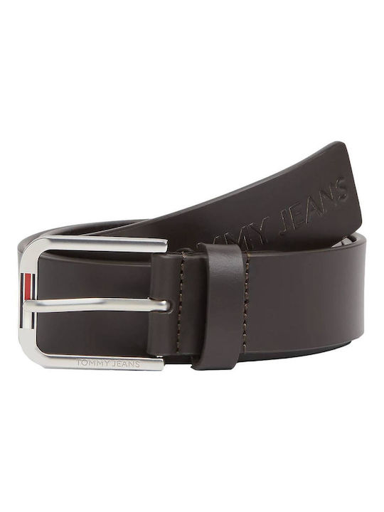 Tommy Hilfiger Tjm Austin Ανδρική Ζώνη Καφέ