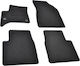 Car Mats Floor Carpet Standard Black Compatible Citroen C3 Iv Cc21 C3 Aircross Ii Cc24 Set of 4