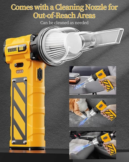 Portable Rechargeable Car Handheld Vacuum Blower 130000rpm 8000mah F015