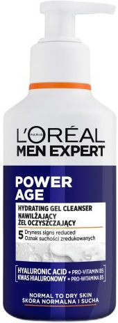 L'Oreal Paris Men Expert Power Age Face Cleansing Gel for Men with Anti-aging & Moisturizing Action 260ml