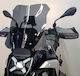 Bullster Motorrad-Windschutzscheibe Bb105hpfg Grau