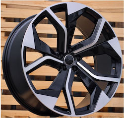 Audi Style 5673 9.5x21 5x112 Et20/33 Schwarz Face Maschinierte