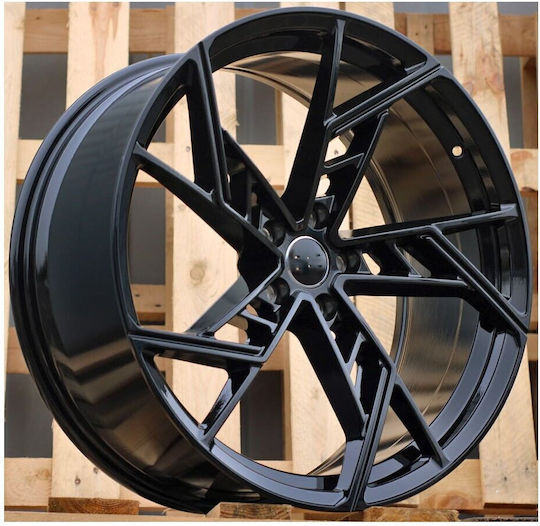 Audi Style 5611 9x21 5x112 Et30 Black Glossy