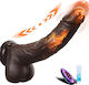 APH Ultra Realistic Dildo Realistisch Vibrator mit Fernbedienung Schwarz