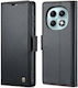 Caseme 023 Luminus Wallet Μαύρο (Redmi Note 15)
