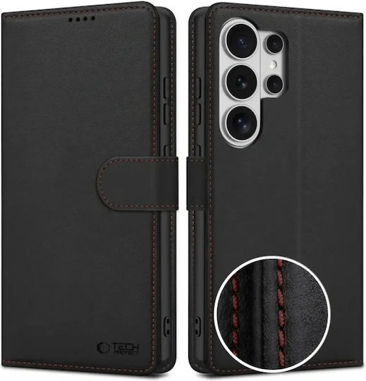 Tech-Protect Wallet Δερματίνης / Σιλικόνης Μαύρο (Galaxy S26 Ultra)