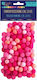 Dp Craft Polyester Pom Poms Dpcrraft 1cm Mix Pink 120 Pieces Dalprint