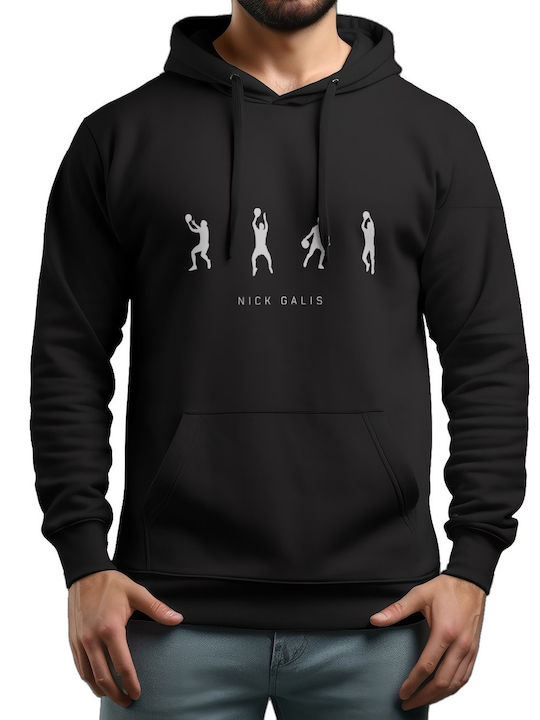 Sweatshirt mit Kapuze Black
