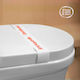 Paper Tape 'Disinfected' Toilet Seat Cover
