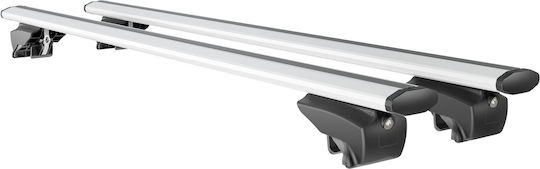 Menabo Aluminum Roof Bars Blade L Silver 127 Cm Ends Gamma Flat Hyundai Kona Electric Sx2 5 Doors 2023> Flush Rails 2 Pieces 14070/mb Mp.14070/mb-6