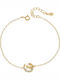 Senza Women's Bracelet made of Silver Gold Plated
