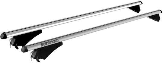 Menabo Autodachträger Aluminium Tiger 1185 Cm Silber Farbe BMW Serie 2 F45 Active Tourer 5 Türen 2014 Flush oder Raised Dachreling-2 Stück 8490/μβ Mp.8490/mb-9