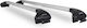 Menabo Folding Aluminum Car Roof Bars Ariete 815-1195 Cm Silver Color Kia Niro De 5 Doors 2016>2021 Flush Rails 55 Cm Max-2 Pieces 12060/mb Mp.12060/mb-62