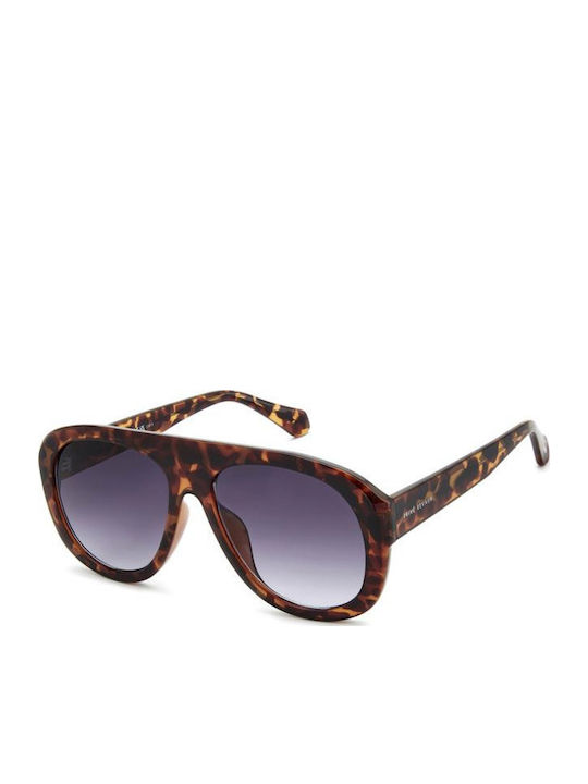 Prive Revaux Unisex Sunglasses with Brown Frame and Blue Lens