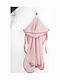 Dimcol Baby Hooded Towel Giraffe Pink 75x85cm