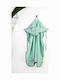 Dimcol Baby Hooded Towel Deer Mint 75x85cm