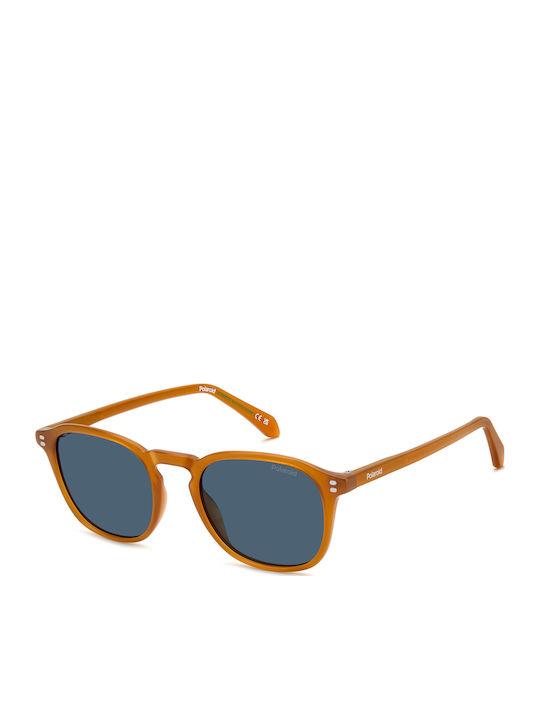 Polaroid Sunglasses Orange with Metal Frame Polaroid Sunglasses Orange with Metal Frame