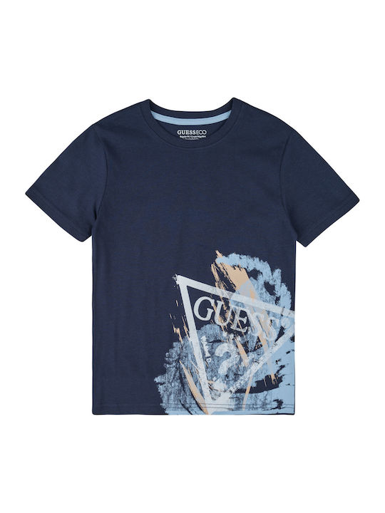 Guess Παιδικό T-shirt Navy Μπλε