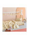 Palamaiki Kids Sheets Set Semi Double Cotton 100% Yellow 170x265cm 3 Pieces