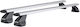 Menabo Complete Set Aluminum Car Roof Bars Omega Plus L 130 Cm Silver Seat Ateca 5 Doors 2016>-2 Pcs 10840 Mb+14730 Mb Mp.se.14730/mb-omgps-1