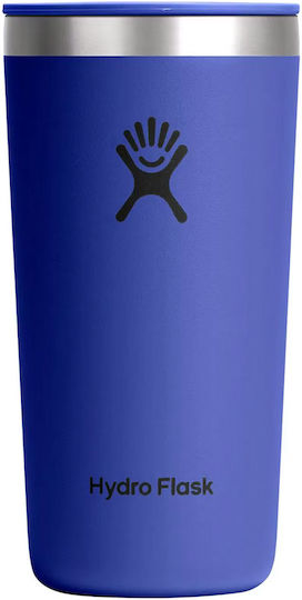 Hydro Flask All Around Stainless Steel Thermos Bottle 355ml Capri Blue with Handle