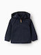 Kids' Casual Jacket Windproof with Hood Blue