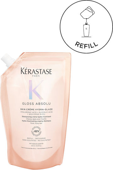Gloss Absolu Refill Σαμπουάν Ενυδάτωσης & Λάμψης 500ml